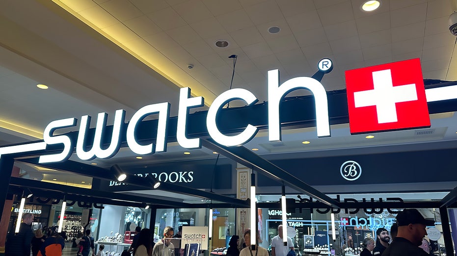 A Swatch store in England.