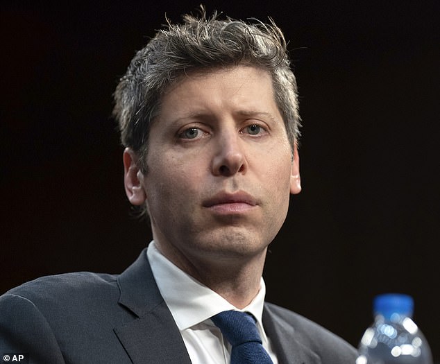 Open AI's co-founder Sam Altman, 40, helped his firm create ChatGPT which launched in 2022