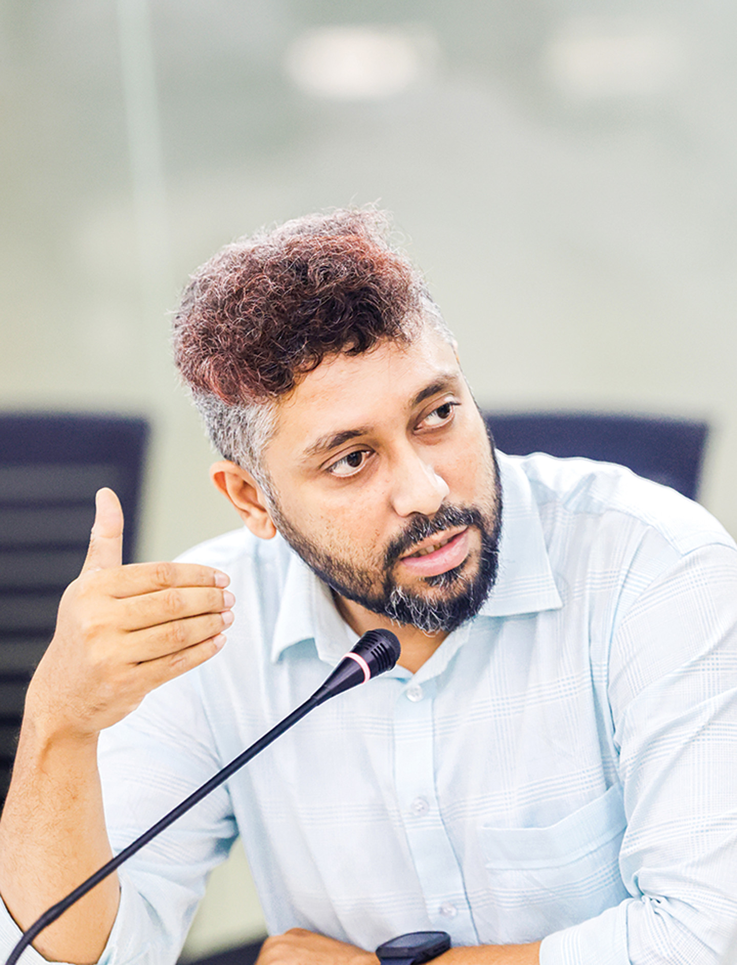 Dabaraj Dey, Head of PMU, Oxfam Bangladesh. Photo: TBS
