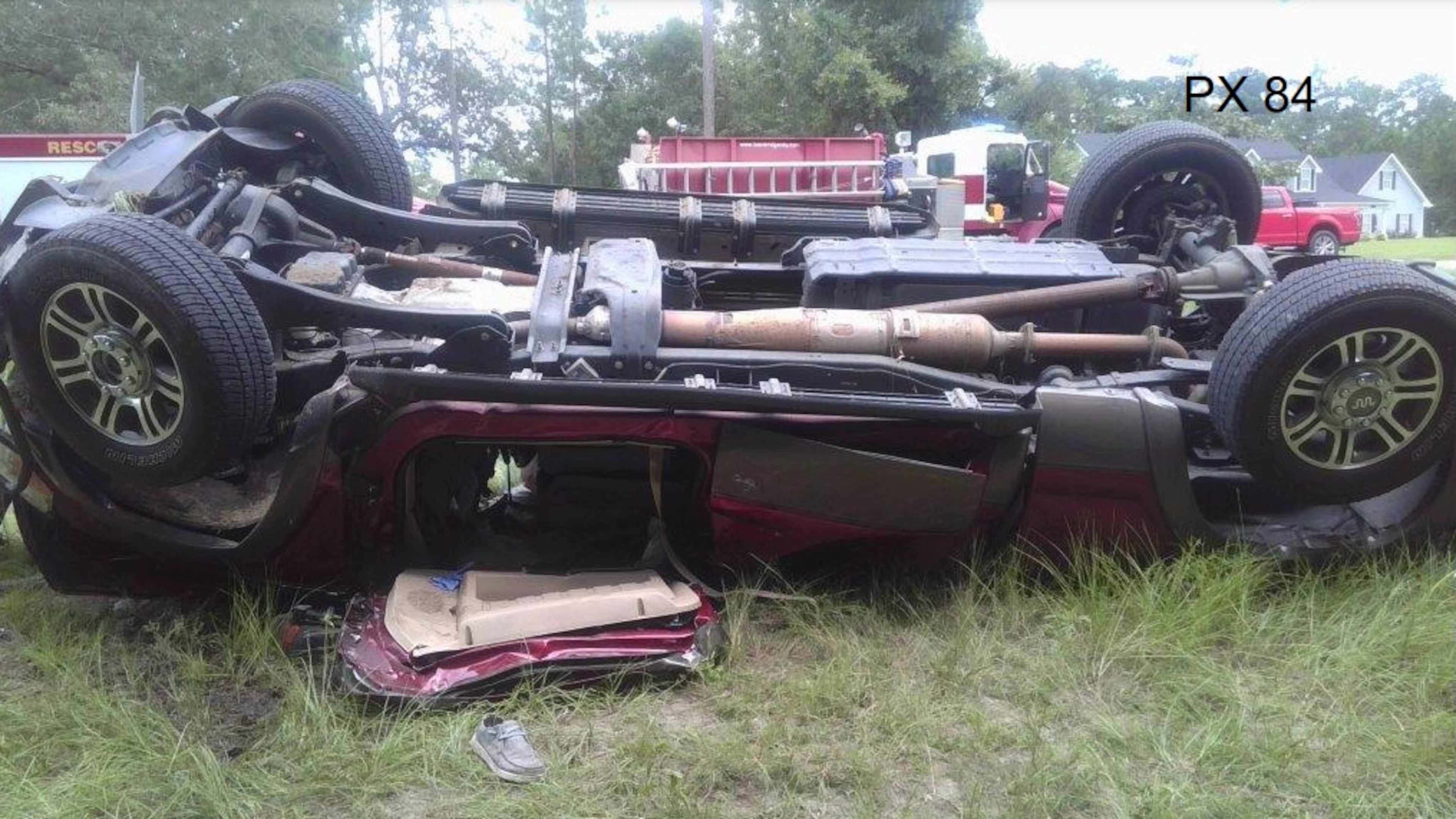 Litigation against Ford Motor Co. over the deaths of Herman and Debra Mills after a crash in southwest Georgia in August 2022 included photographs of the couple's 2015 Ford F-250 Super Duty truck. Ford has settled the case after a $2.5 billion jury verdict. (Courtesy of the Mills family)