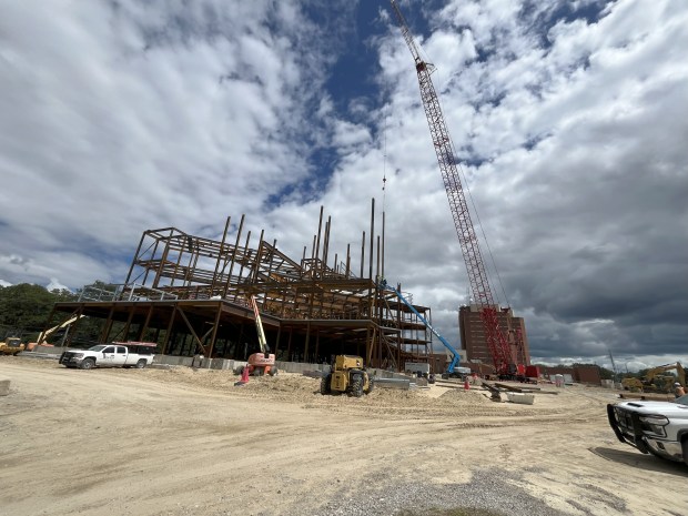 The new Central Intake and Assessment Center at the Macomb County Jail is under contruction in August adjacent to the existing jail.MACOMB DAILY PHOTO
