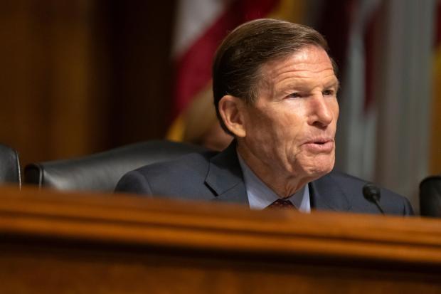 Sen. Richard Blumenthal is concerned about a potential shutdown of the federal government. Here, he is shown during a hearing of the Senate Judiciary Subcommittee on Crime and Counterterrorism on Capitol Hill in April in Washington. (Associated Press photo/Mark Schiefelbein)