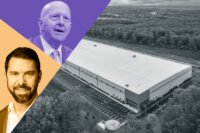 Dalfen Industrial CEO Sean Dalfen, Goldman Sachs Chairman and CEO David Solomon with 1879 Route 46, Roxbury in New Jersey