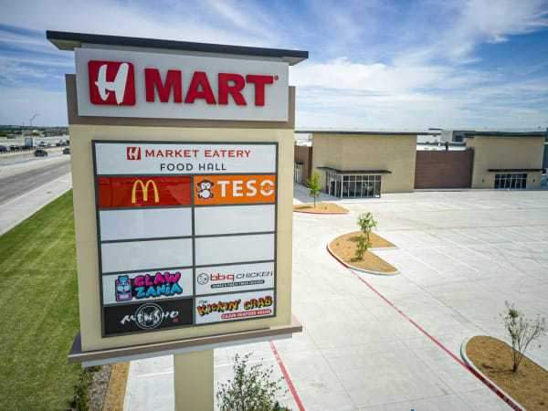 H Mart will be the anchor for the massive H Mart Plaza in Haltom City. | Photo courtesy of H Mart