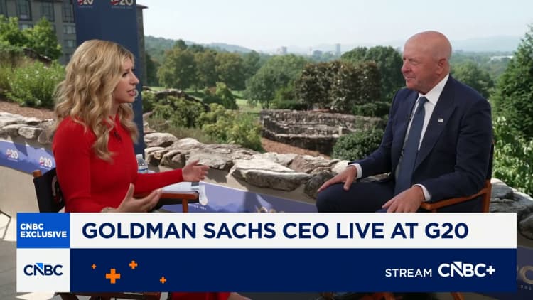 Goldman Sachs' CEO Solomon: Outlook for U.S. economy is pretty constructive