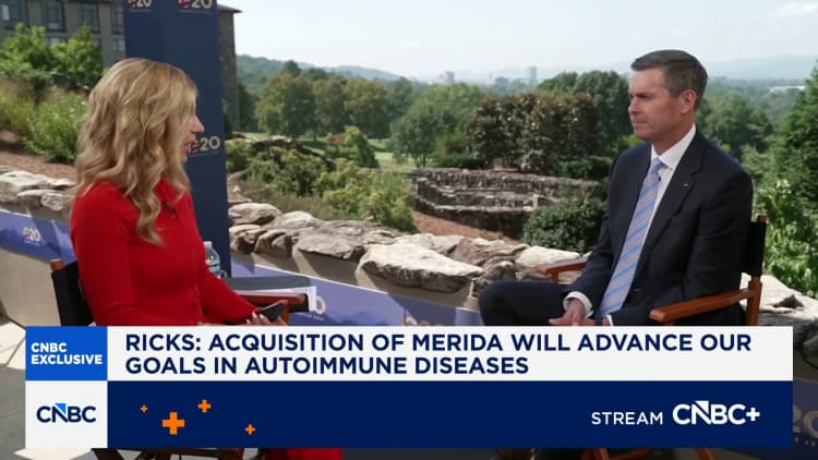 Eli Lilly CEO David Ricks: Acquisition of Merida will advance our goals in autoimmune diseases