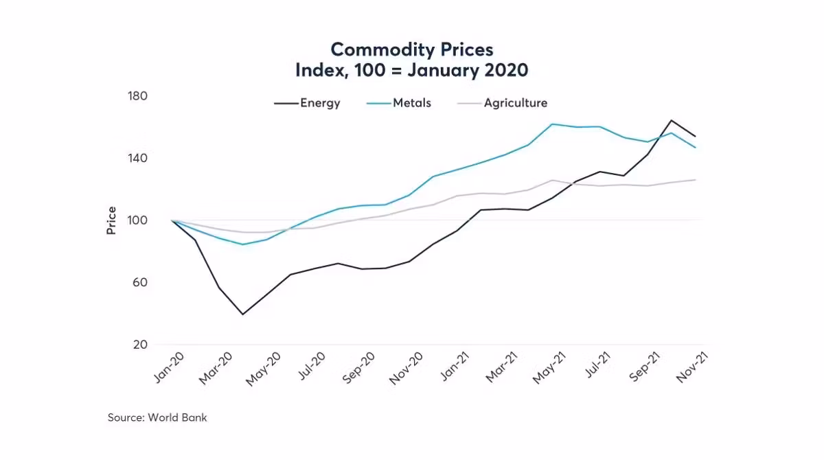 Commodity Prices Index Graph