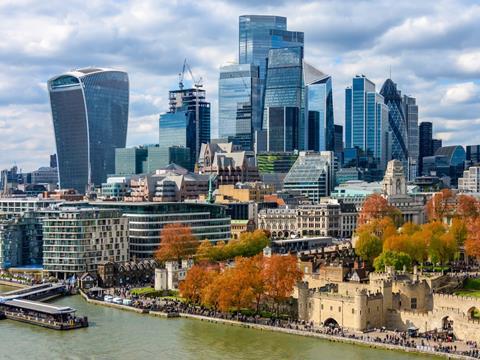 London city skyline