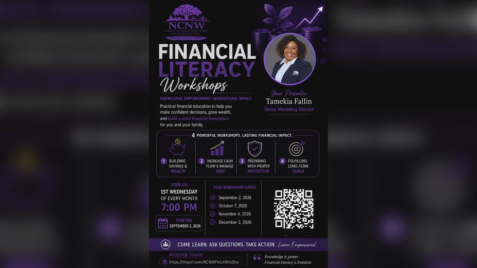 Financial advisor shares budgeting, credit tips ahead of workshop series